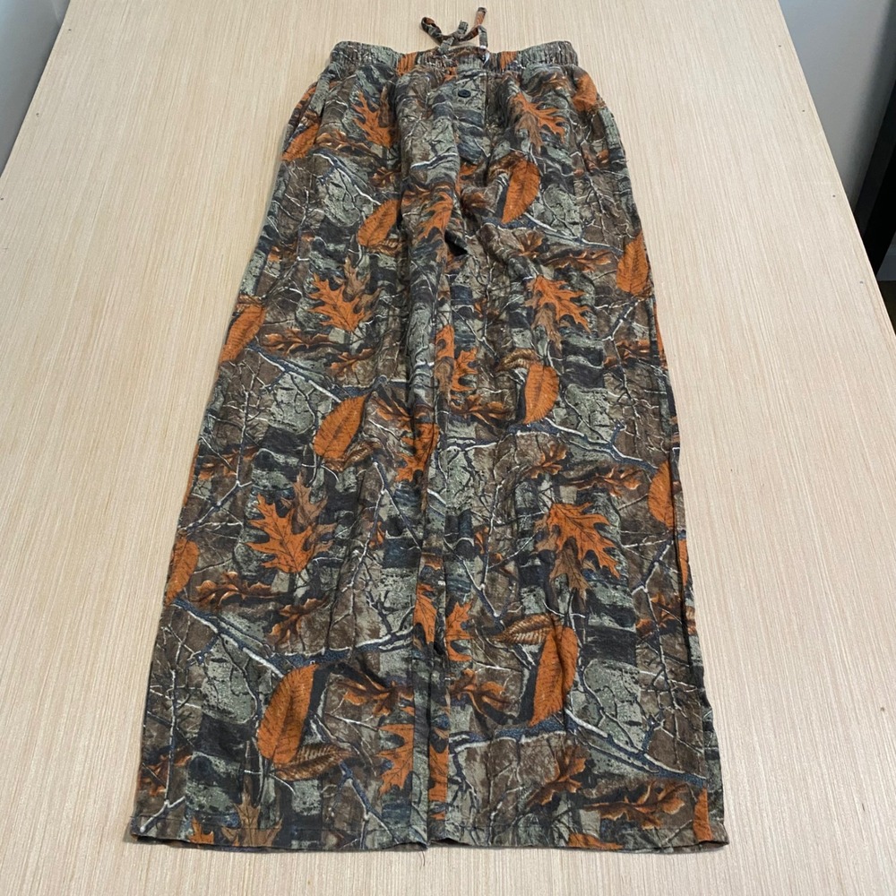 Fruit of the Loom Mens Camo Sleepwear Pajama Pants Small 28-30 Real Tree Leaf